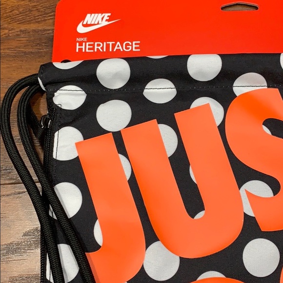 Nike JDI Heritage Sports Bag Gymsack Black - Picture 6 of 16